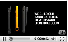 Motorola Radio Batteries, Proven Tough: The Shock Test